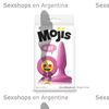 Joya anal aterciopelada con sonrisa